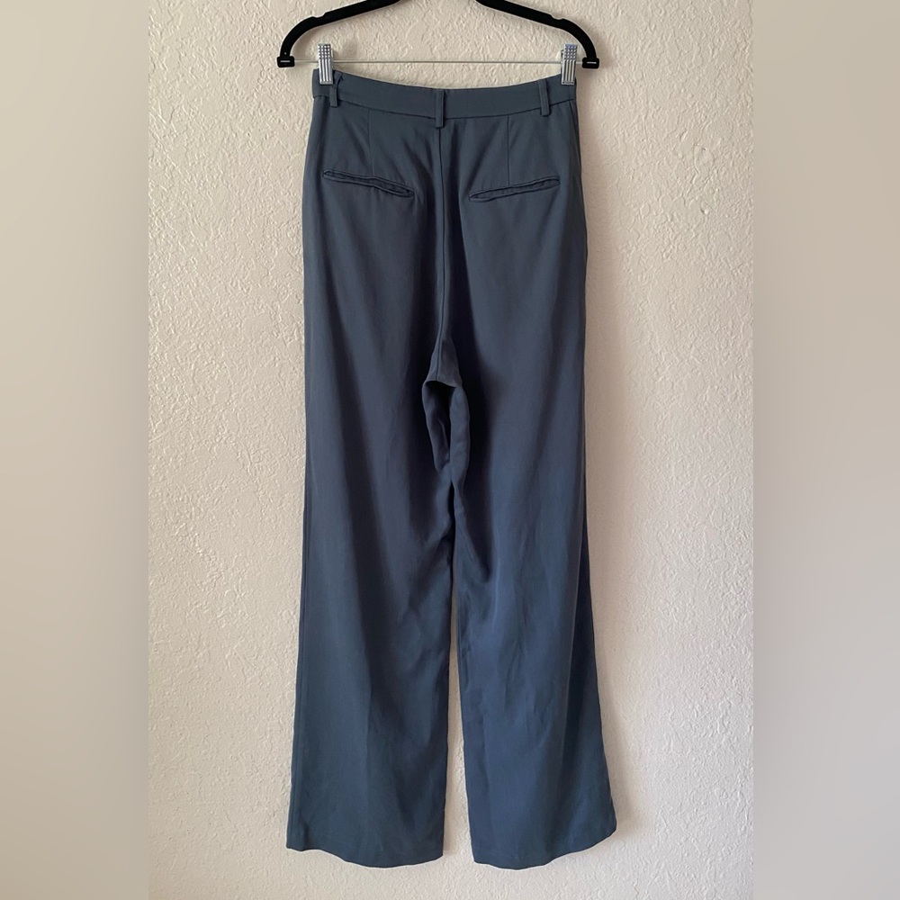 Reformation Cream Top and Gray Wide Leg Pants - Picture 7 of 13